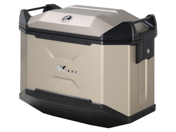 Maleta lateral Xceed 38 litros titanio Hepco & Becker