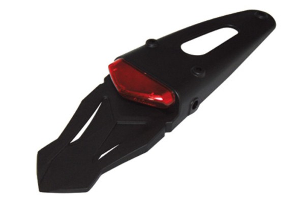 Luz trasera LED inteligente HIGHSIDER negra homologada E (1ud.)