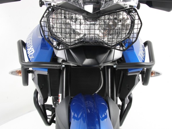 Rejilla protectora de faros negra para Triumph Tiger 800 XC/XCX/XCA (2015-)