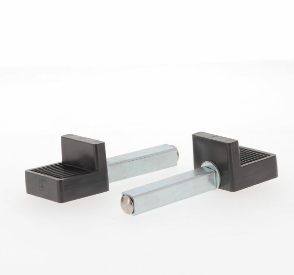 Soporte en "L" de goma VECTOR para caballete universal de rueda trasera