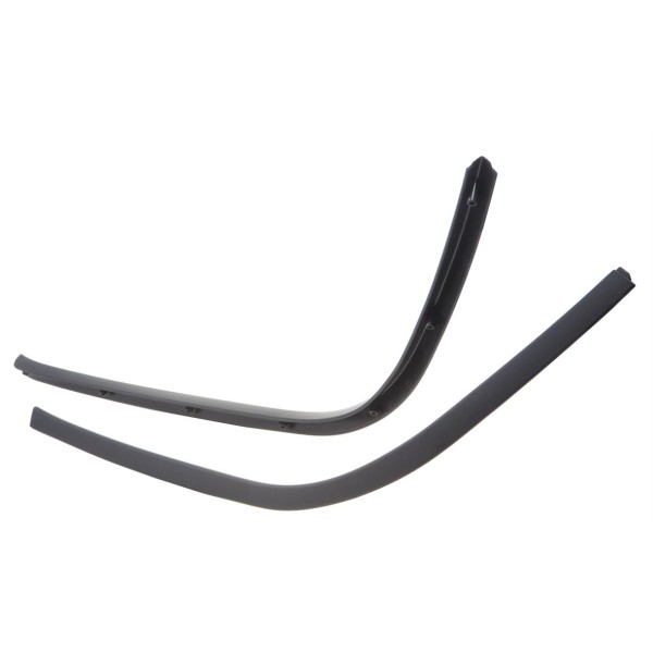 Estribo de tubo mono ranura negro mate para Vespa Primavera/Sprint 50-150ccm