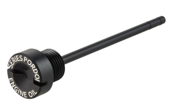 Tapón de llenado de aceite del motor para Vespa GTS/GTS Super/GTV 300cc HPE, negro mate