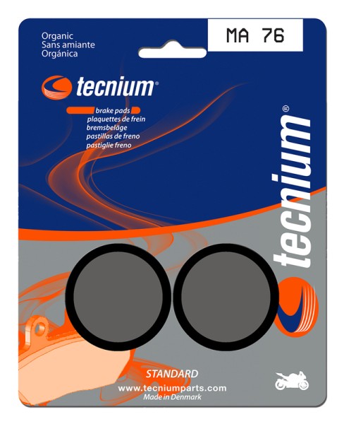 Pastillas de Freno Tecnium Street Orgánicas - MA76