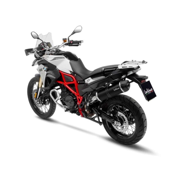 Sistema de escape LeoVince LV One Evo para BMW F 700 GS /F 800 GS, carbono, slip on, E-certificate