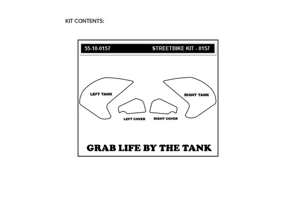 Stompgrip schwarz, Icon, für Yamaha MT07, 2018-2021