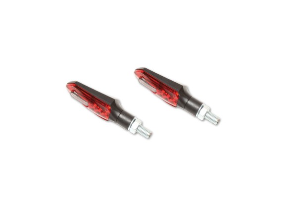 HIGHSIDER smart ARROWHEAD 3en1 Indicador LED, luz trasera, luz de freno, rojo/tintado