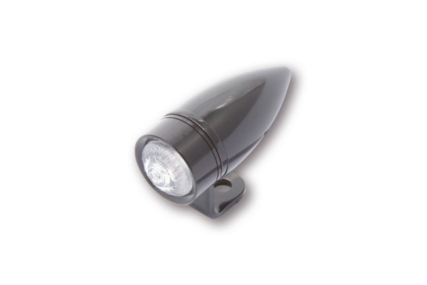 Luz trasera corta HIGHSIDER pro Mono-Bullet Negra