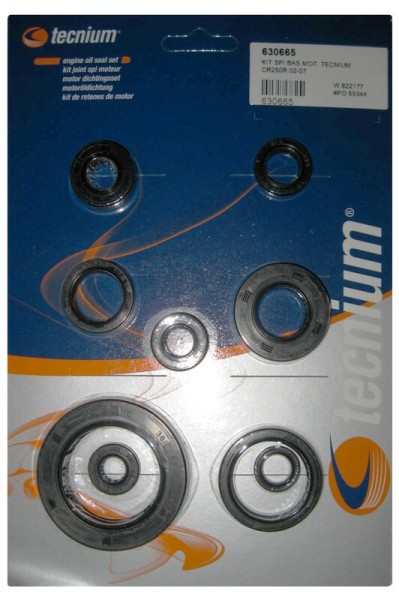 Juego de retenes de aceite de motor Tecnium