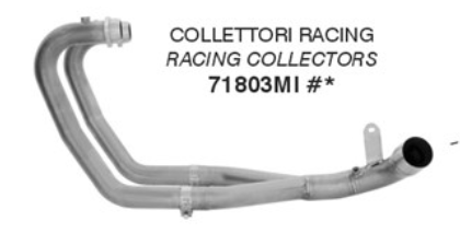 ARROW Racing Krümmer Edelstahl für Moto Guzzi V85 TT / Strada 2025-