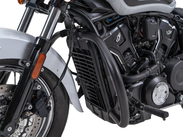 Protector de motor negro para Indian Scout Classic 1250 (25-) Hepco & Becker