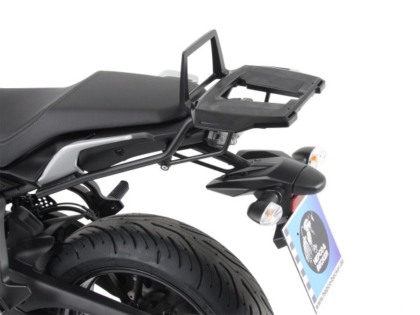 Alurack topcase carrier negro para Yamaha Tracer 700 / GT (Bj.16-) Hepco & Becker