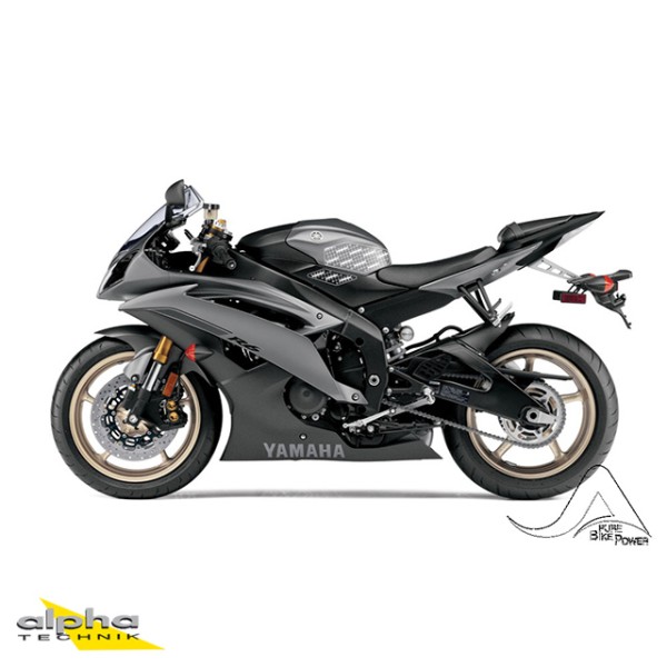 Stompgrip klar, Volcano, für Yamaha YZF-R6, 2008-2016