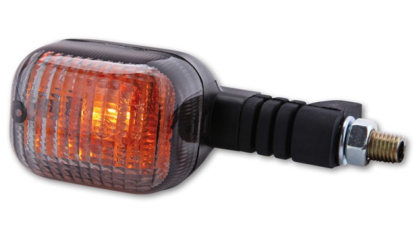 HIGHSIDER Carcasa del intermitente Smart Duc negro / lente gris humo (pieza), delantera derecha