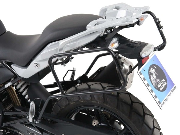 Portamaletas lateral fijo negro para BMW G 310 GS (17-19) Hepco & Becker