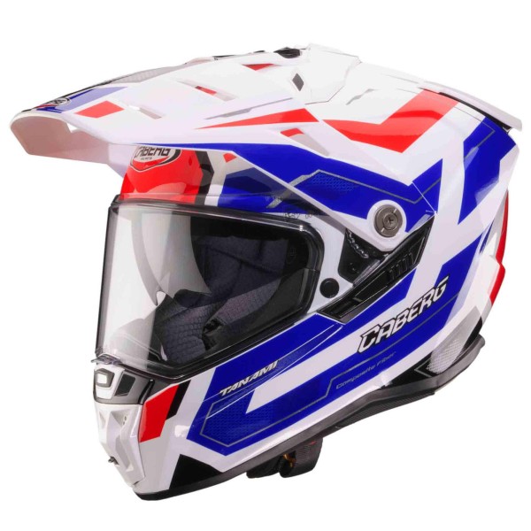 Casco Caberg Tanami Ranger blanco/azul-rojo