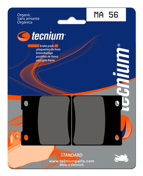 Pastillas de Freno Tecnium Street Organic - MA56