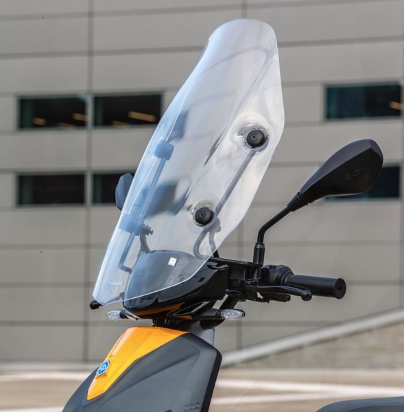 Parabrisas grande con soporte para Piaggio 1 (Uno) Original