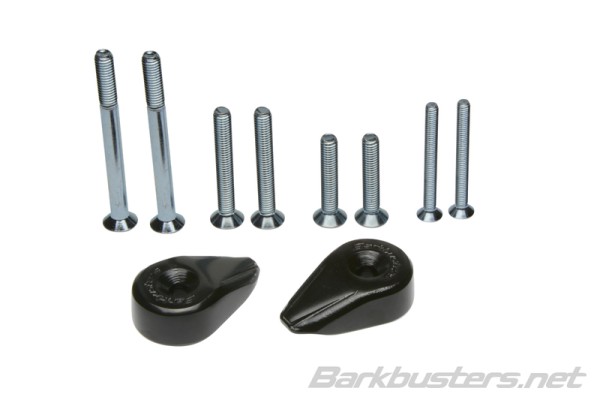 Barkbusters Accesorios Fin de Barra Peso Externo Negro 2pcs.