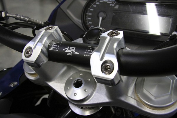 LSL Klemmbock-Kit (nur Oberteile) R1200RS, silber