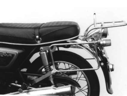 Portaequipajes superior y portaequipajes lateral tubulares para Honda CB 350 F/400 F (73-74)