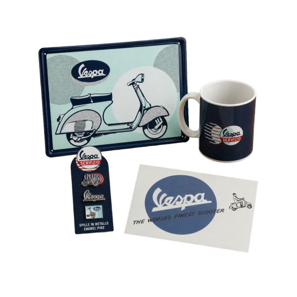Paquete de productos de Vespa «Go Vespa»