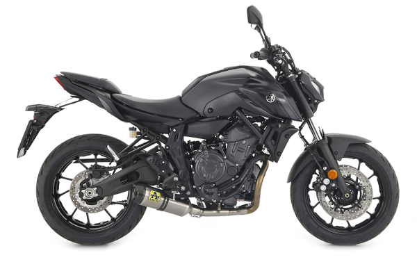 ARROW Auspuff THUNDER für Yamaha MT-07 2021-, Titan