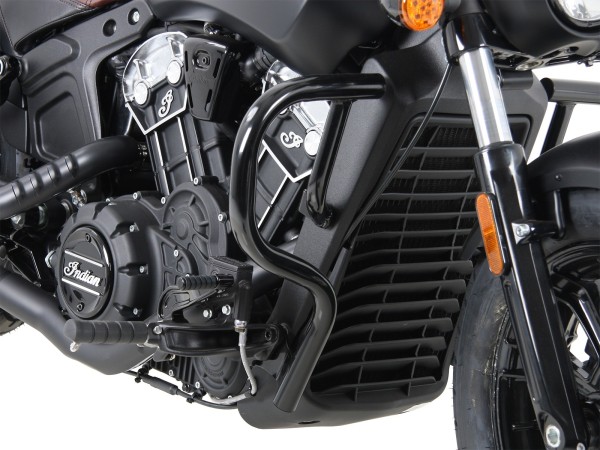 Protector de motor negro para Indian Scout Bobber (2017-)