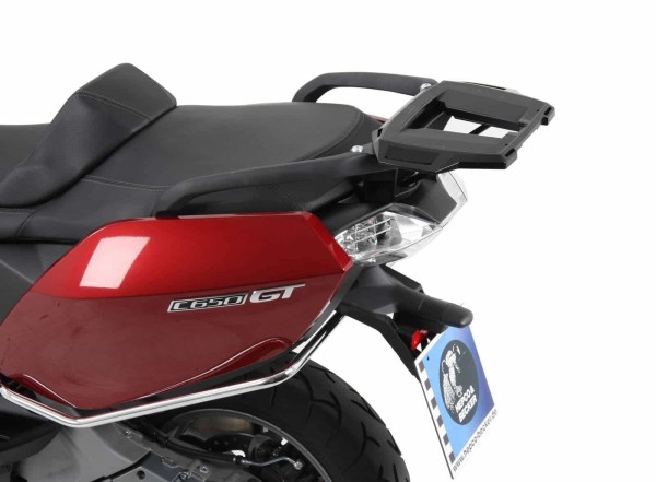 Portamaletas de aluminio negro para BMW C 650 GT (12-21) Hepco & Becker