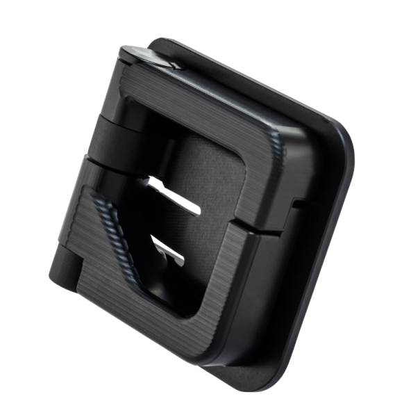 Gancho portaequipajes para Vespa GTS/GTS Super 125/300cc (`22-), aluminio, anodizado negro mate