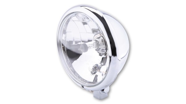 HIGHSIDER smart 5 3/4 pulgadas faro delantero Bates Style cromado homologado E (1ud.)