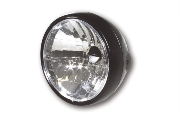 HIGHSIDER faro inteligente de 6 1/2 pulgadas, carcasa metálica negra, con luz de estacionamiento, homologado E (1ud.)