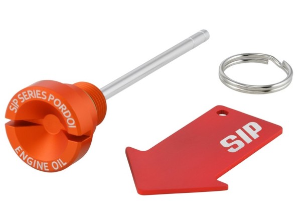 Tapón de llenado de aceite del motor para Vespa GTS/GTS Super/GTV 300cc HPE, naranja mate