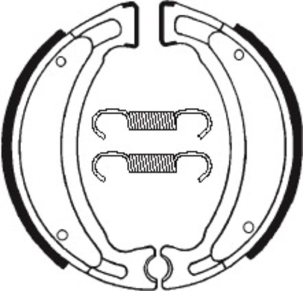 Zapatas de freno Tecnium Scooter/Street/Off-Road/ATV Organic - BA028