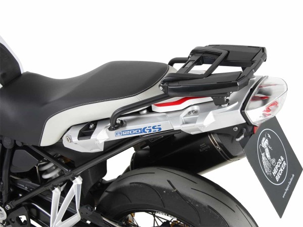 Portamaletas Easyrack negro para BMW R 1250 GS con asiento corto HP (19-23) Hepco & Becker