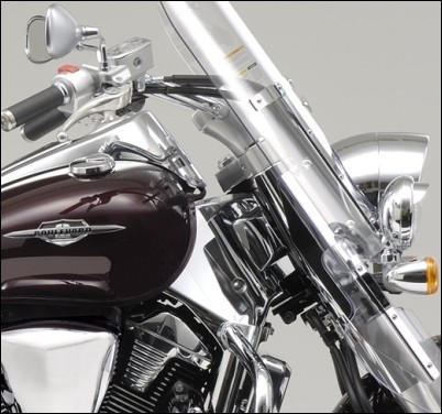 Tapa del cabezal de dirección, cromada para Suzuki C1800R BJ. 2008-2012