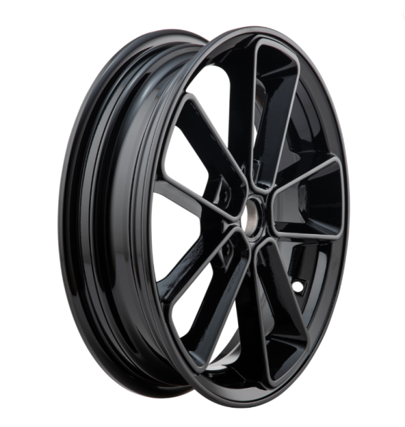 Llanta delantera/trasera 13" para Vespa GTS/GTS Super/GTV/GT 60/GT/GT L 125-300ccm, negro brillante