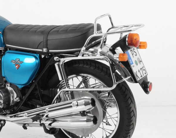 Portaequipajes superior tubular y portaequipajes lateral para Honda CB 750 Four K0-K6 (70-76)