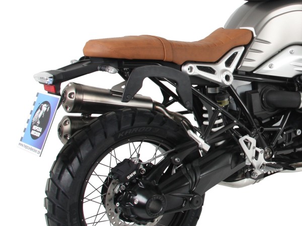 Portamaletas C-Bow unilateral derecho negro para BMW R nineT (16-23) / Urban G/S 40 Years