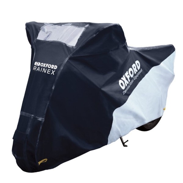 Funda Oxford para Exteriores Rainex Negro/Plata - Moto / Scooter - XL