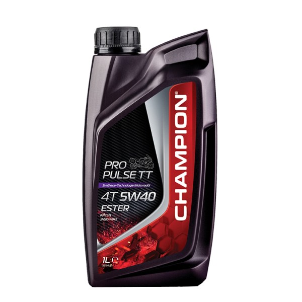 CHAMPION® Aceite de motor Pro Pulse TT 4T 5W-40 Ester - 1 litro