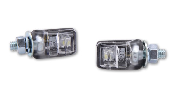 HIGHSIDER smart Picco LED luz de matrícula negro (par)