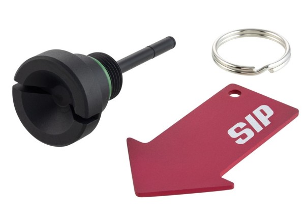 Tapón de llenado de aceite del motor para Vespa, negro mate