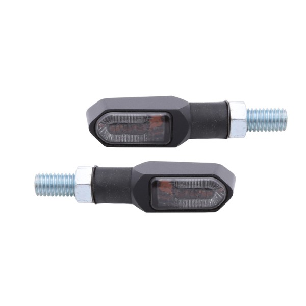 HIGHSIDER Smart Namiko-TS Indicador LED carcasa negro / lente gris humo (par), delantero y trasero
