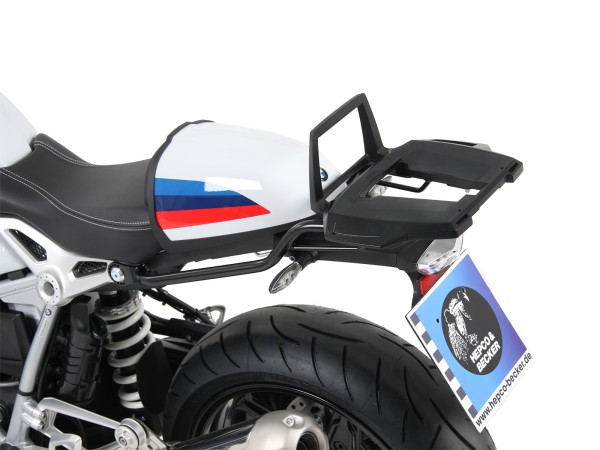 Portamaletas Alurack negro para BMW R nineT Racer (17-20) Hepco & Becker