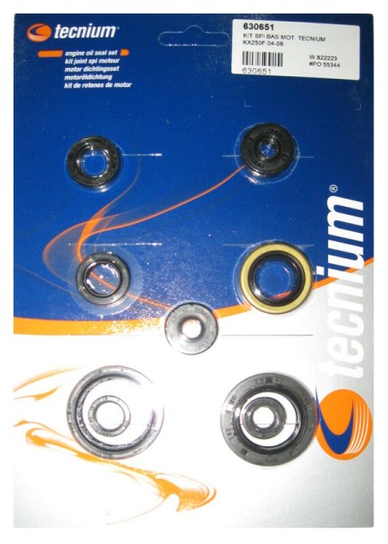 Juego de retenes de aceite de motor Tecnium