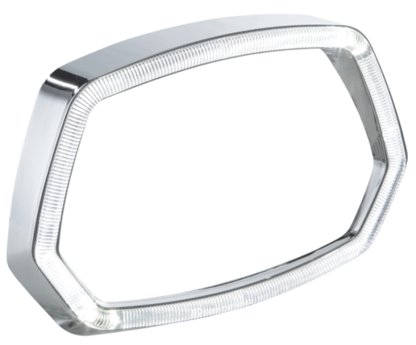Anillo de luz LED cromado para Vespa Sprint 50cc 2T/4T ('13-'18)