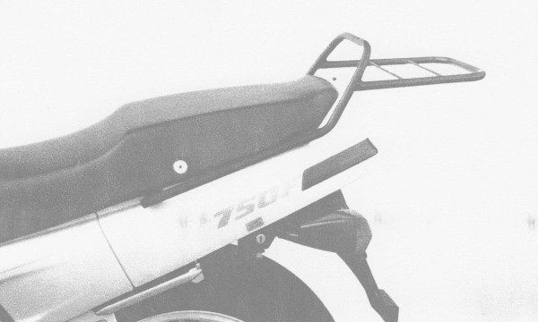 Portaequipajes superior tubular negro para Honda VFR 750 F (88-89) Original Hepco & Becker