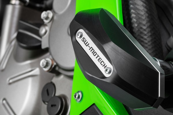 SW-Motech Crash Pad Kit negro para Kawasaki Ninja ZX-6 R 636 - SW Motech