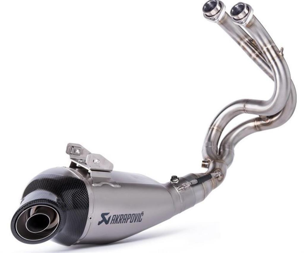 Sistema de escape completo Titan Akrapovic para Kawasaki Ninja 650 /Z 650 (24-)