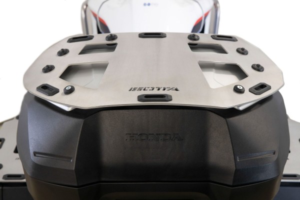 Portaequipajes para baúl Honda XL 750 Transalp /NT 1100 /ADV 750 /NC 750 X, aluminio, cepillado y pulido